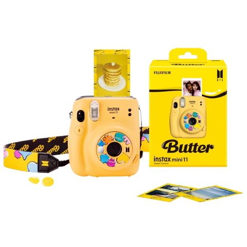  Fujifilm instax CAMERA MINI 11 Butter BTS - tặng kèm 10 film - Chính hãng 