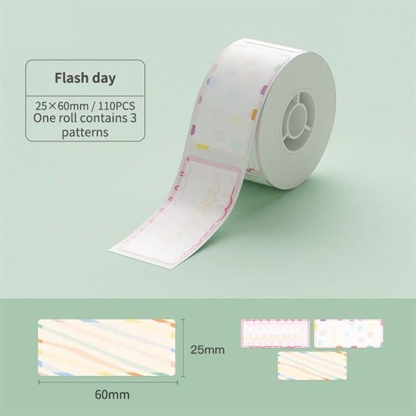 Giấy nhãn màu NIIMBOT dùng cho máy in label B21 / B1 (B Series)