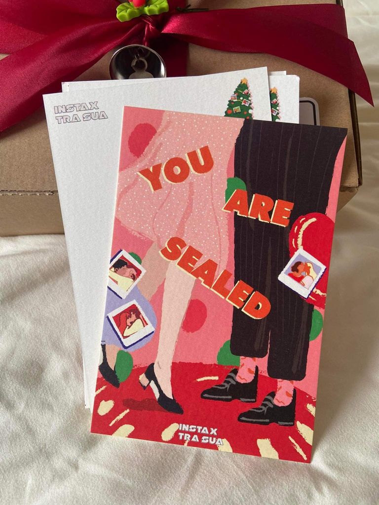 Postcard Instax Trà Sữa