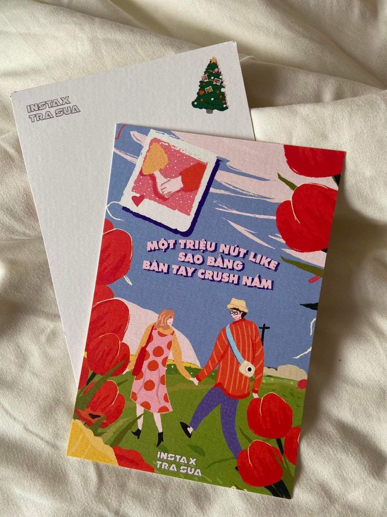 Postcard Instax Trà Sữa