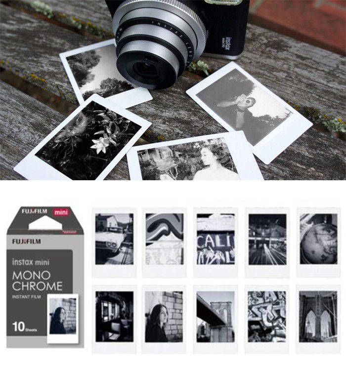 Film Instax Mini Single - Monochrome Frame - 10 tấm
