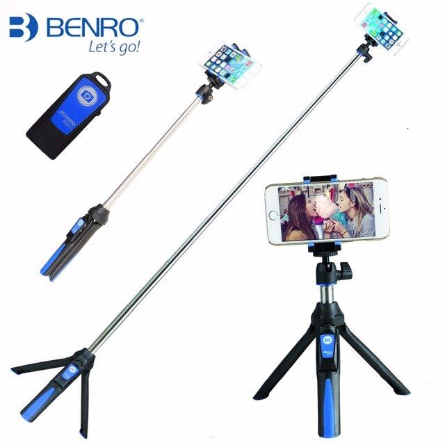 Gậy Selfie Mefoto MK10 - 3 in 1 - gắn Máy ảnh / Điện Thoại / Gopro