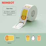 Giấy nhãn màu NIIMBOT dùng cho máy in label B21 / B1 (B Series)