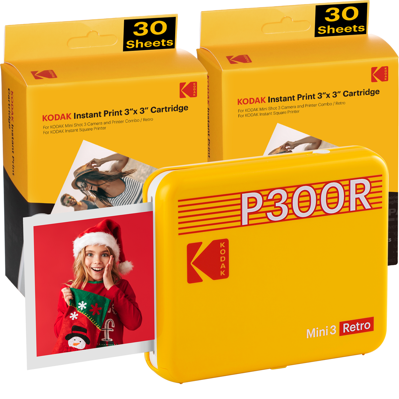 Máy in ảnh Kodak Mini 3 P300R - Bundle 60 tấm ảnh – Instax Trà Sữa - Máy  ảnh lấy liền Việt Nam