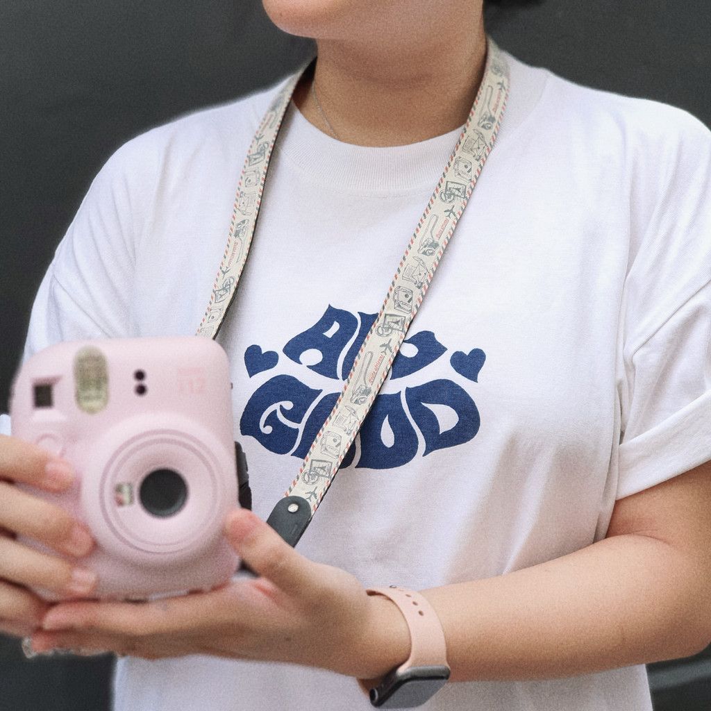 Dây đeo trơn màu dành cho máy chụp ảnh (chỉ gồm dây đeo)