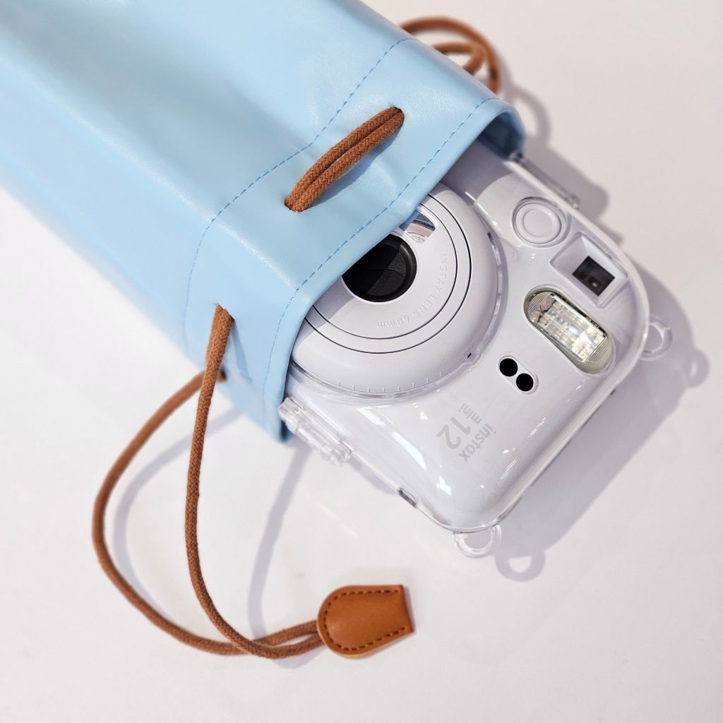 Túi Da PU, Túi Rút Đựng Máy Ảnh Instax Mini (camera bag)