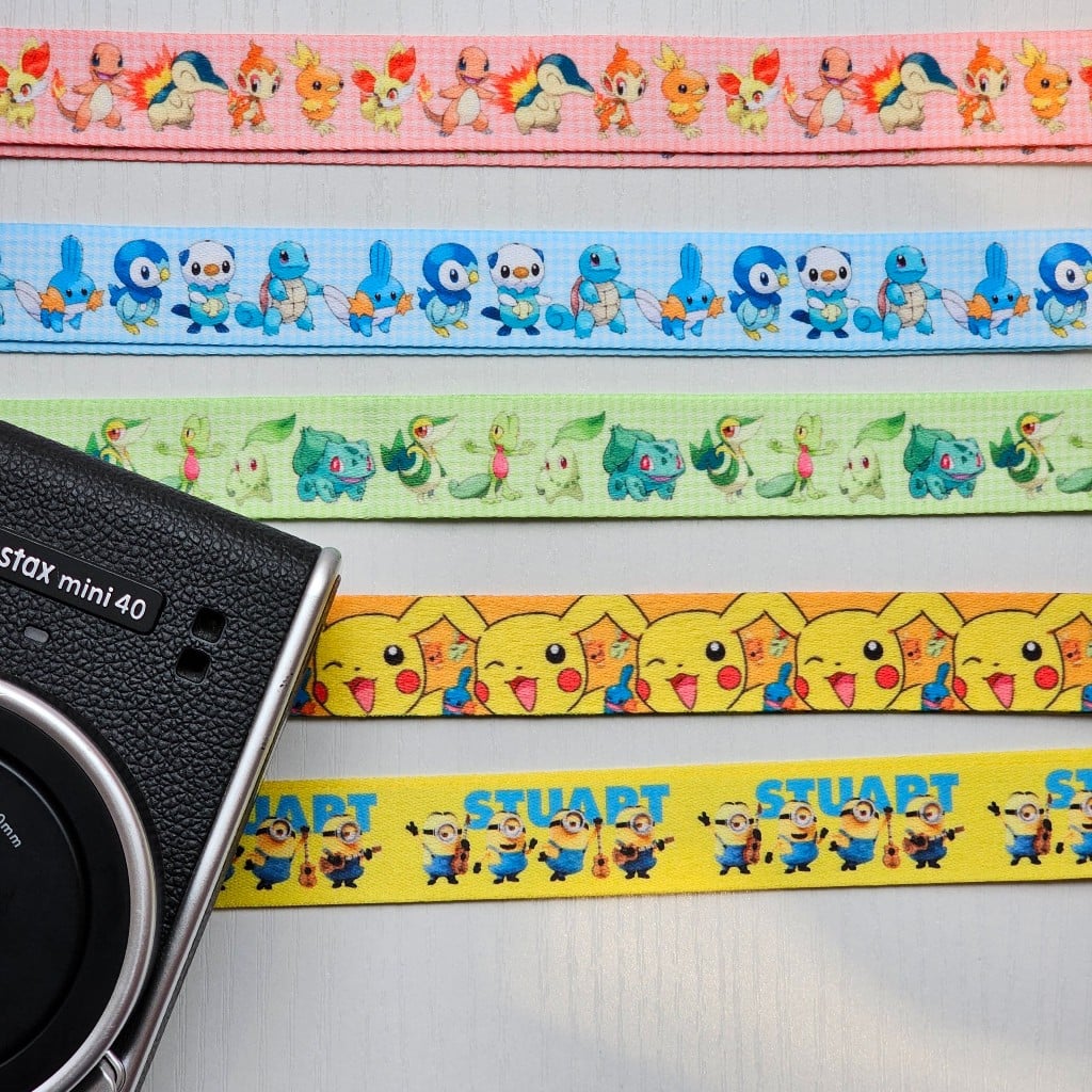 Dây đeo họa tiết - trơn màu dành cho máy chụp ảnh (chỉ gồm dây đeo)