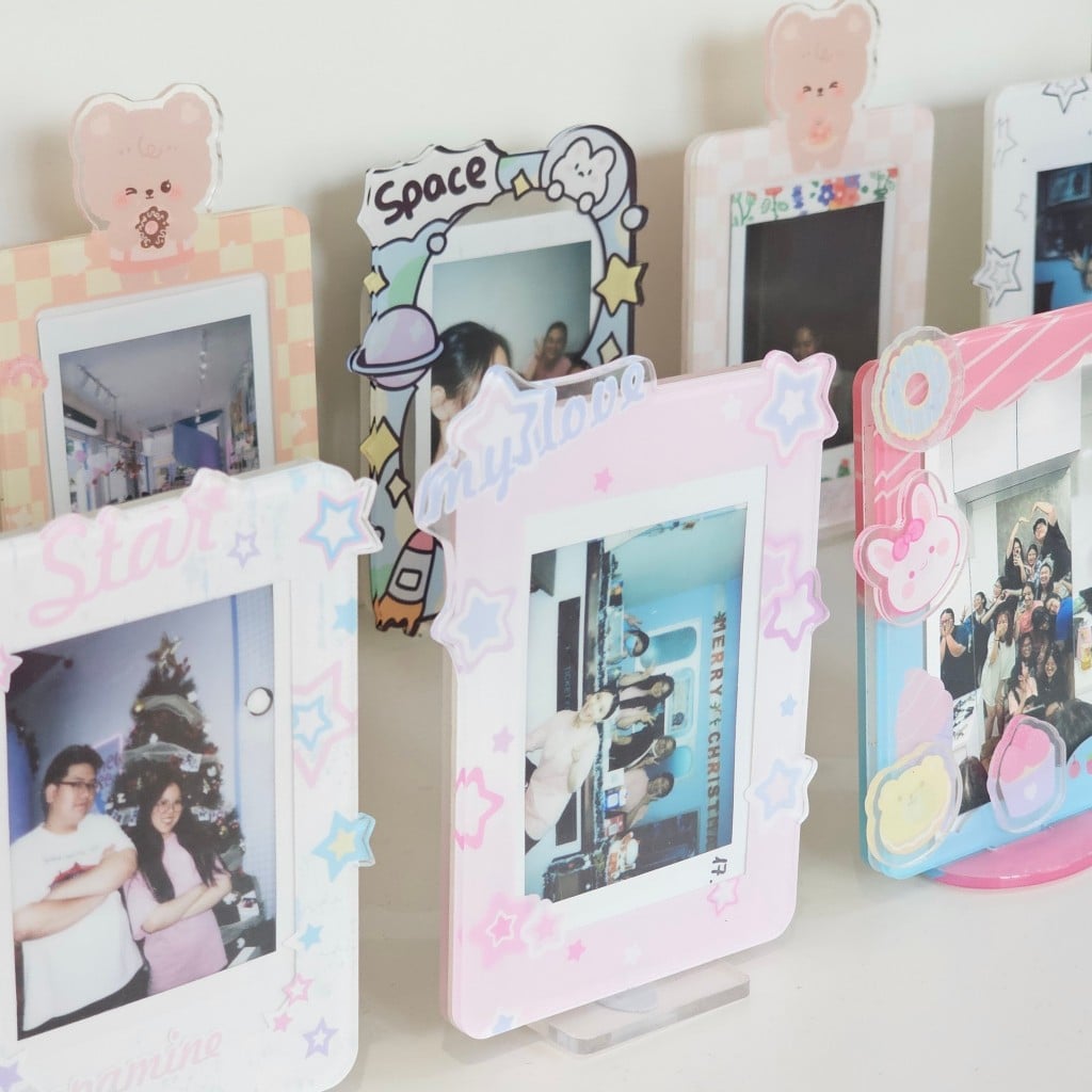 Khung ảnh để bàn Acrylic Standee dành cho ảnh Instax, ảnh 6x9, Card Idol
