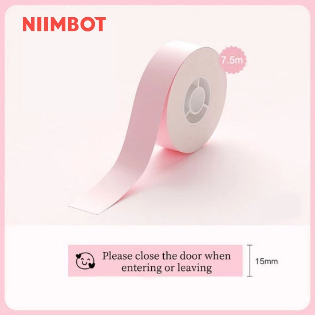 Giấy nhãn màu liên tiếp NIIMBOT dùng cho máy in label H1S (Niimbot label continuous)