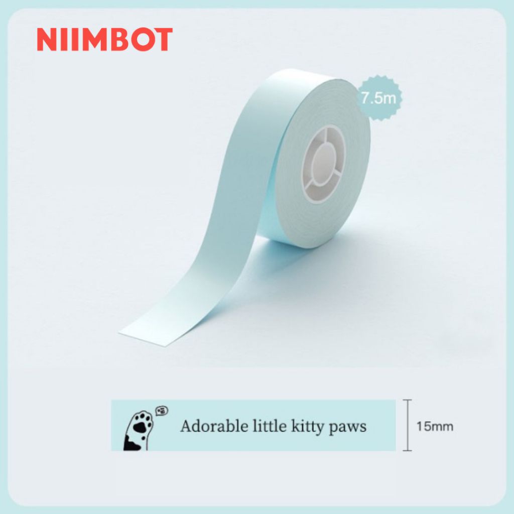 Giấy nhãn màu liên tiếp NIIMBOT dùng cho máy in label H1S (Niimbot label continuous)