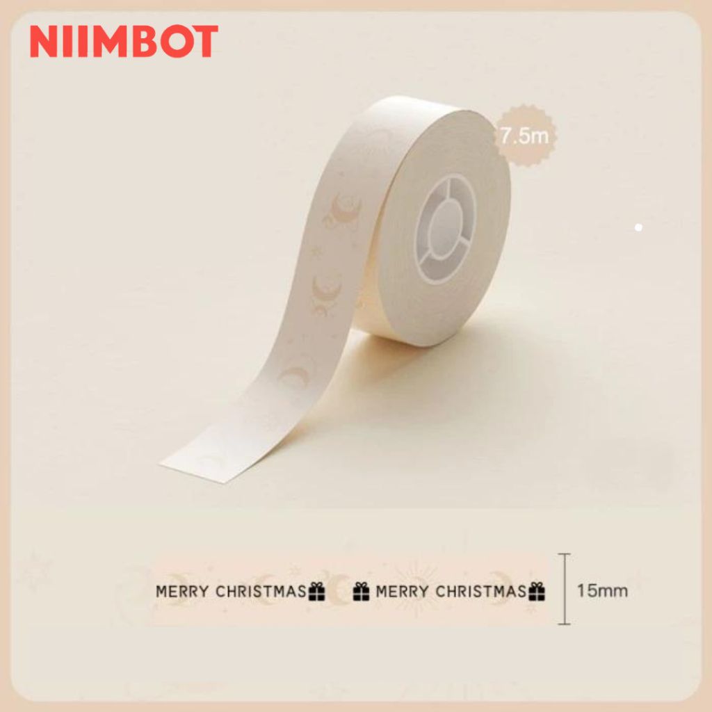 Giấy nhãn màu liên tiếp NIIMBOT dùng cho máy in label H1S (Niimbot label continuous)
