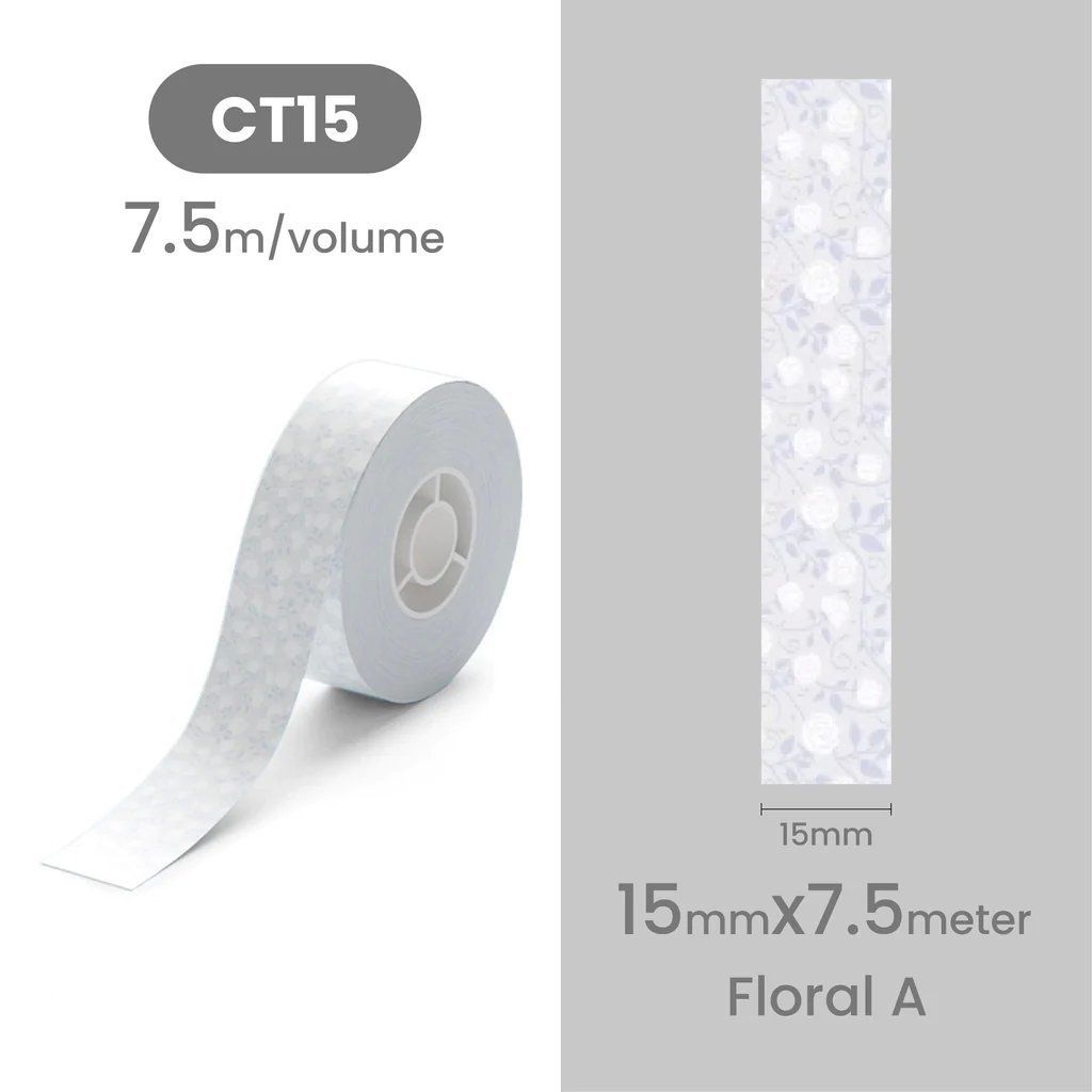 Giấy nhãn màu liên tiếp NIIMBOT dùng cho máy in label H1S (Niimbot label continuous)