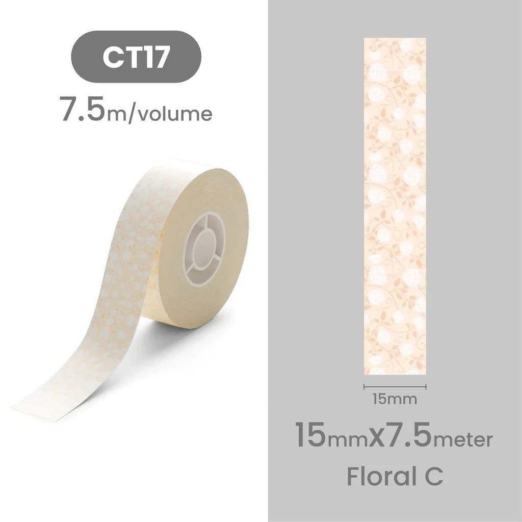 Giấy nhãn màu liên tiếp NIIMBOT dùng cho máy in label H1S (Niimbot label continuous)