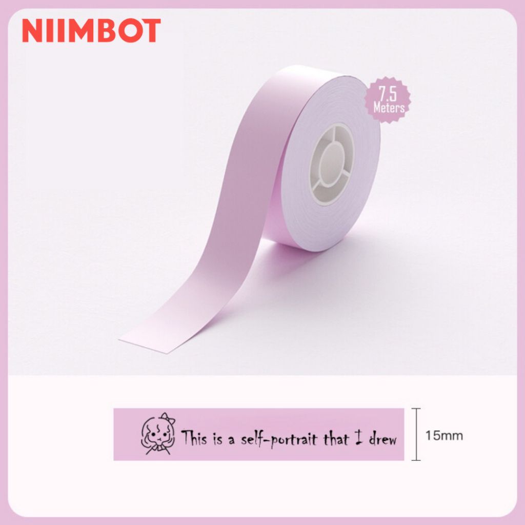 Giấy nhãn màu liên tiếp NIIMBOT dùng cho máy in label H1S (Niimbot label continuous)