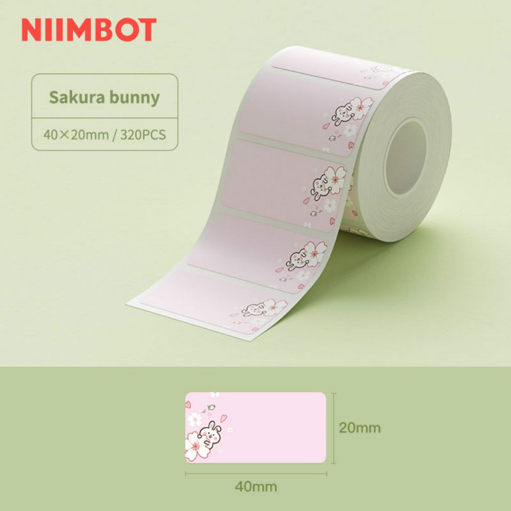 Giấy nhãn màu NIIMBOT dùng cho máy in label B21 / B1 (B Series)