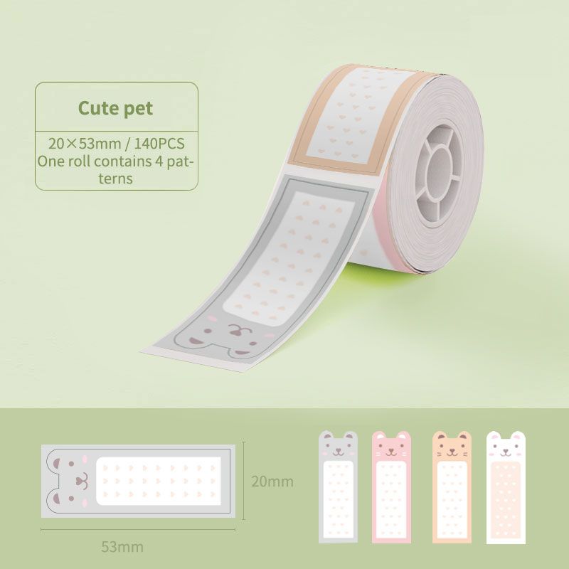 Giấy nhãn màu NIIMBOT dùng cho máy in label B21 / B1 (B Series)