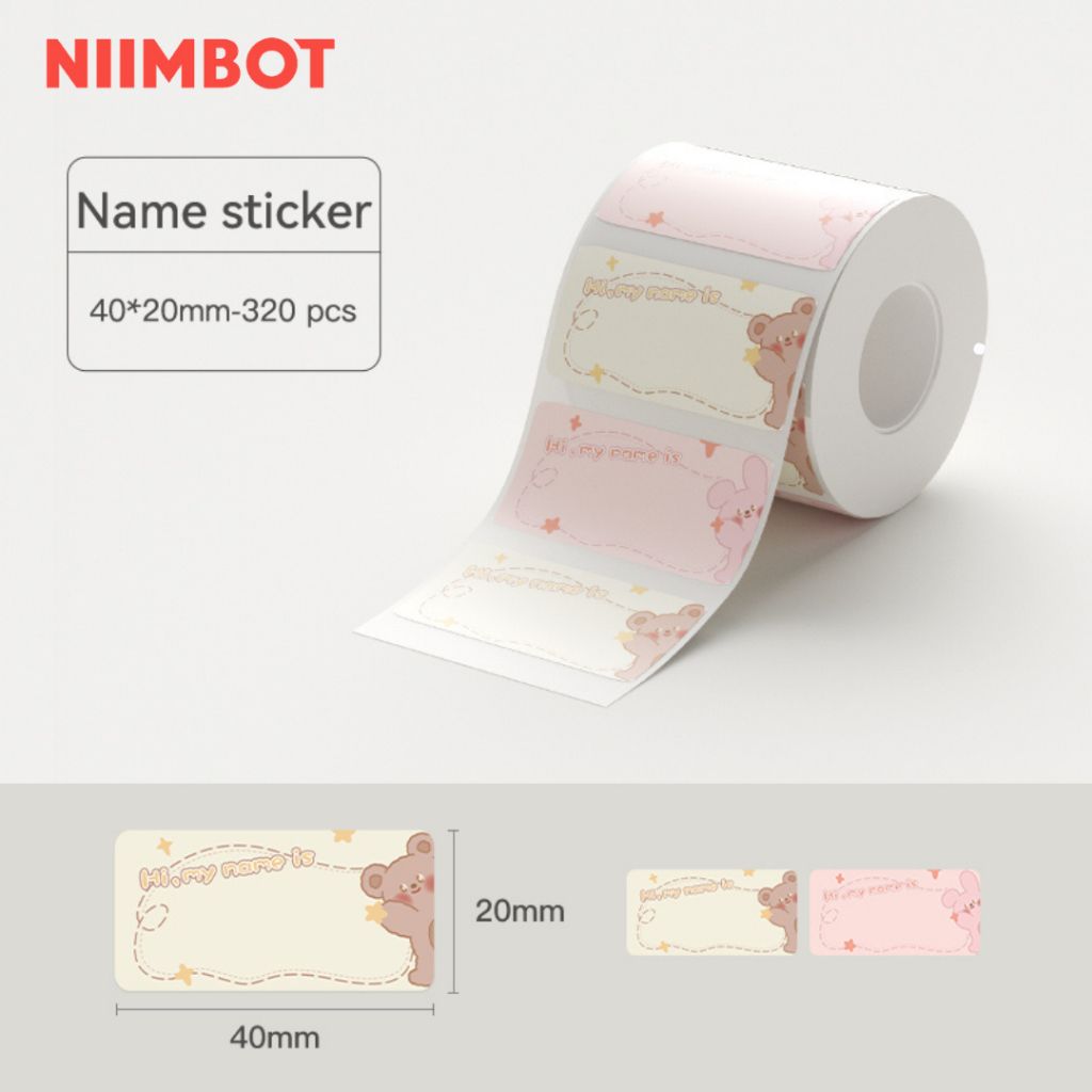 Giấy nhãn màu NIIMBOT dùng cho máy in label B21 / B1 (B Series)