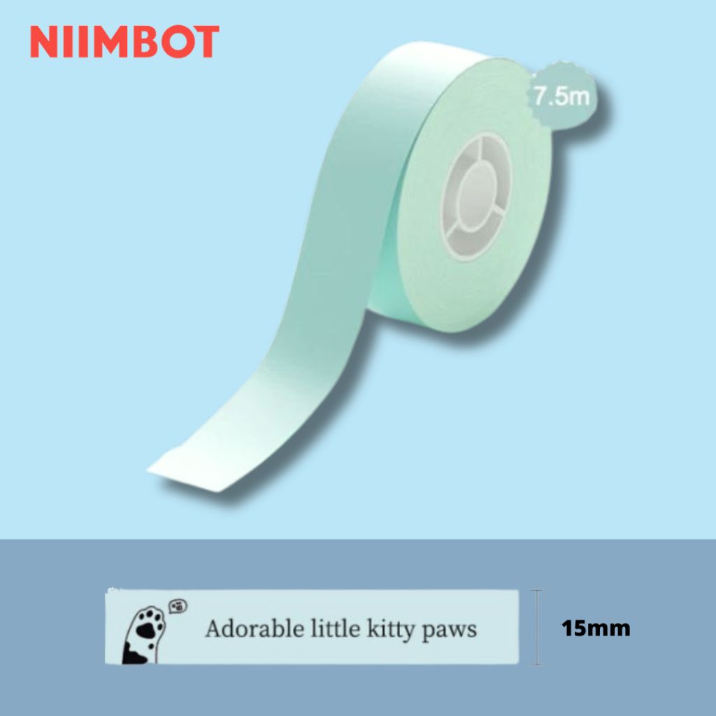 Giấy nhãn màu liên tiếp NIIMBOT dùng cho máy in label H1S (Niimbot label continuous)