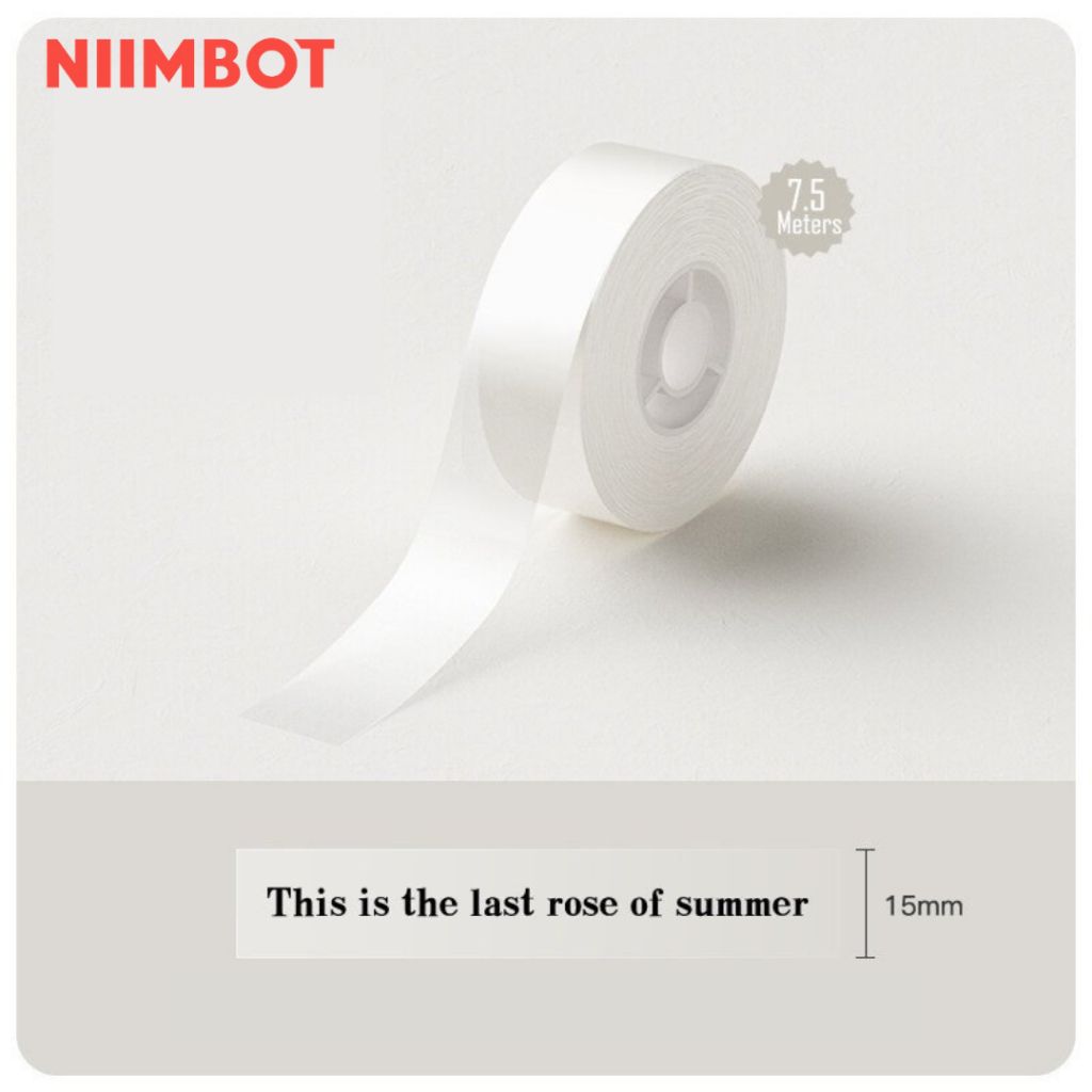 Giấy nhãn màu liên tiếp NIIMBOT dùng cho máy in label H1S (Niimbot label continuous)