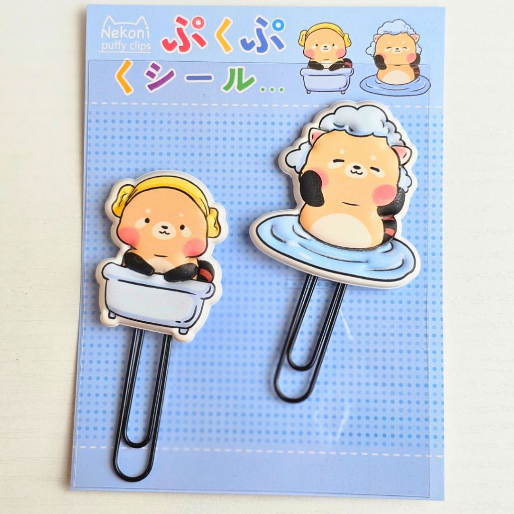 Bộ 2 ghim kẹp giấy tài liệu, ghim kẹp hồ sơ văn phòng hình thú cute dễ thương