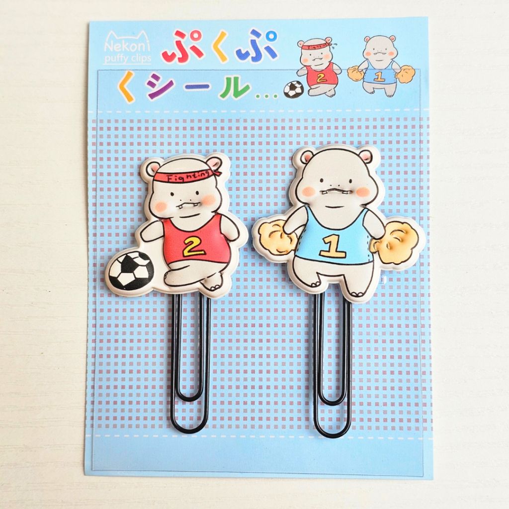 Bộ 2 ghim kẹp giấy tài liệu, ghim kẹp hồ sơ văn phòng hình thú cute dễ thương