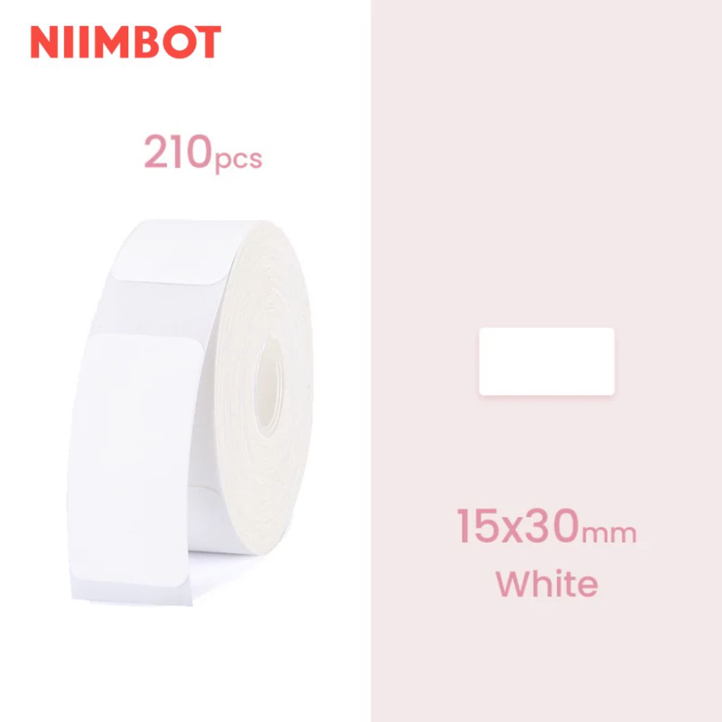 Giấy nhãn màu NIIMBOT dùng cho máy in label, nhãn dán H1S / D101 / D110 (D Series)