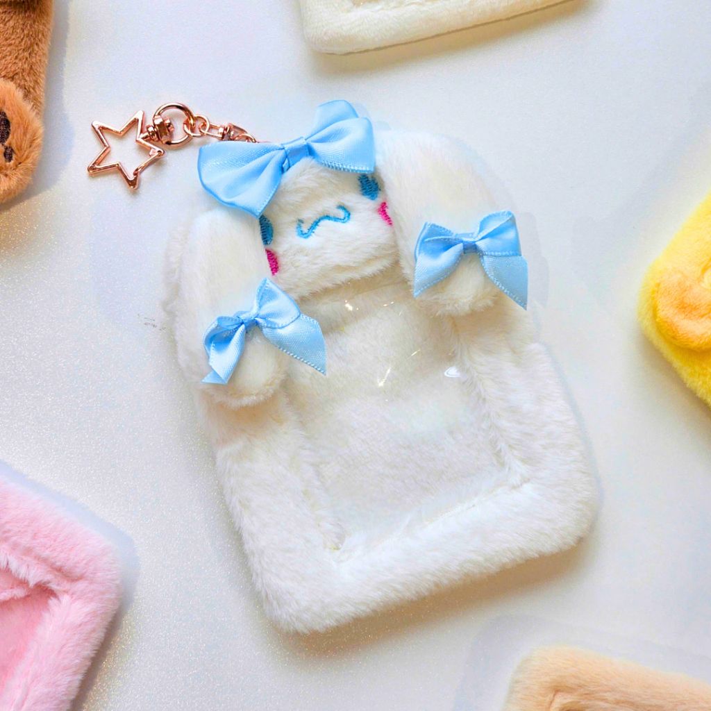 Móc Khóa, Card holder hình thú cưng nhiều màu dễ thương -  Đựng card, ảnh Instax mini, polaroid