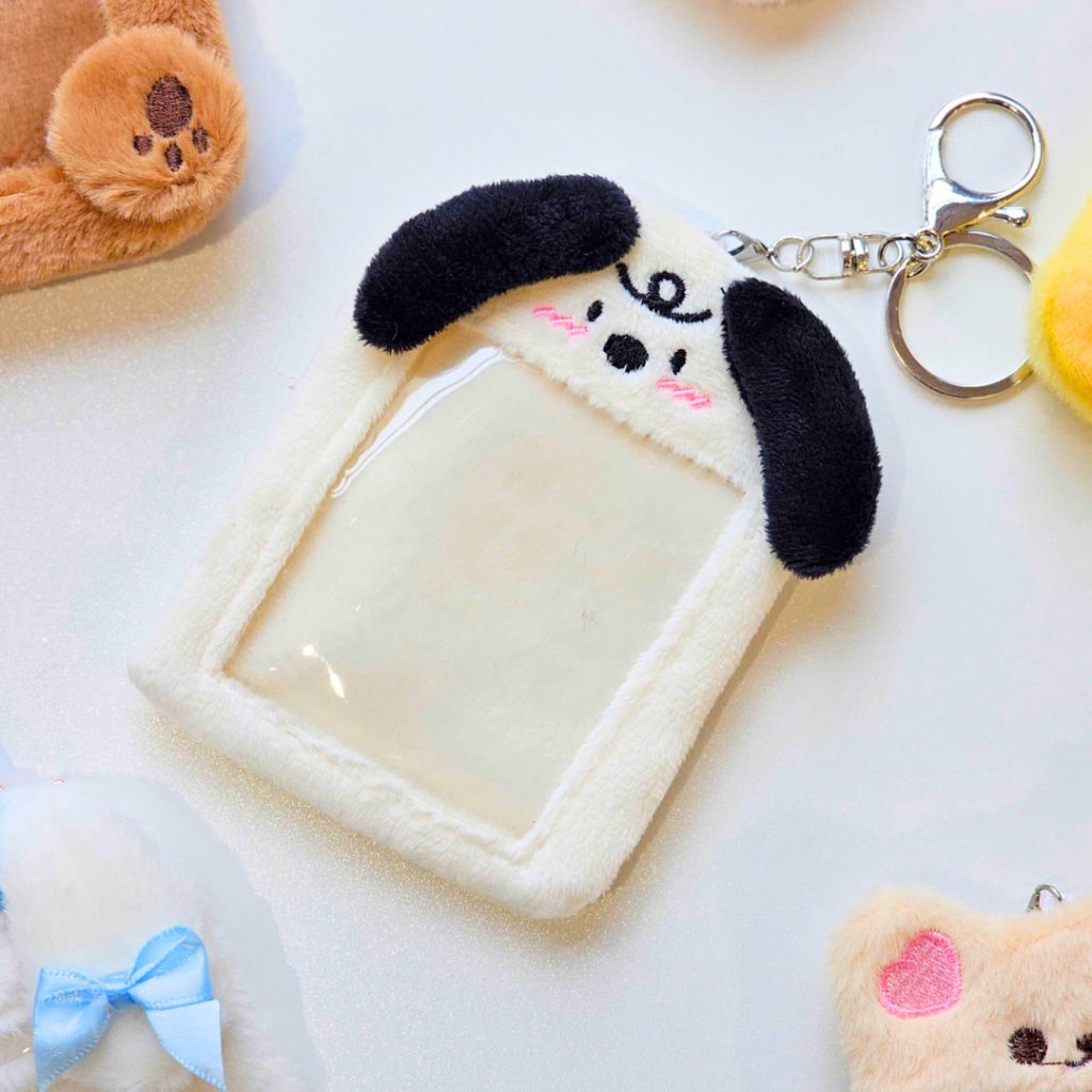 Móc Khóa, Card holder hình thú cưng nhiều màu dễ thương -  Đựng card, ảnh Instax mini, polaroid