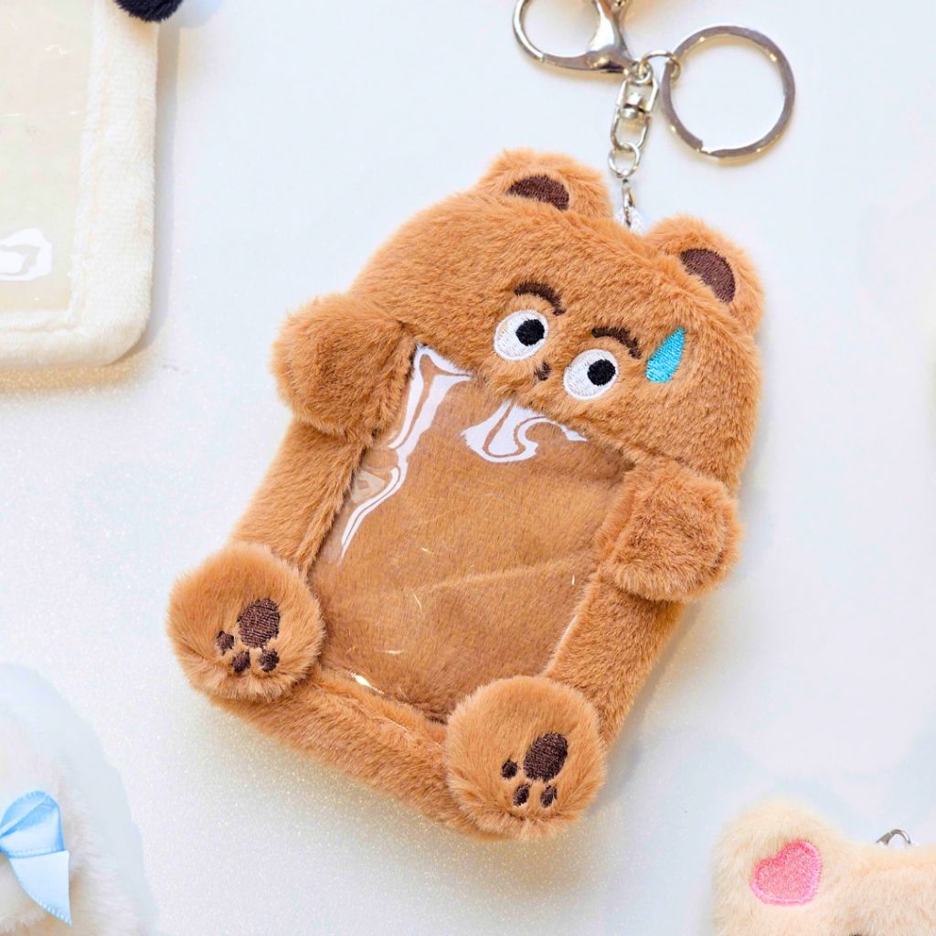 Móc Khóa, Card holder hình thú cưng nhiều màu dễ thương -  Đựng card, ảnh Instax mini, polaroid