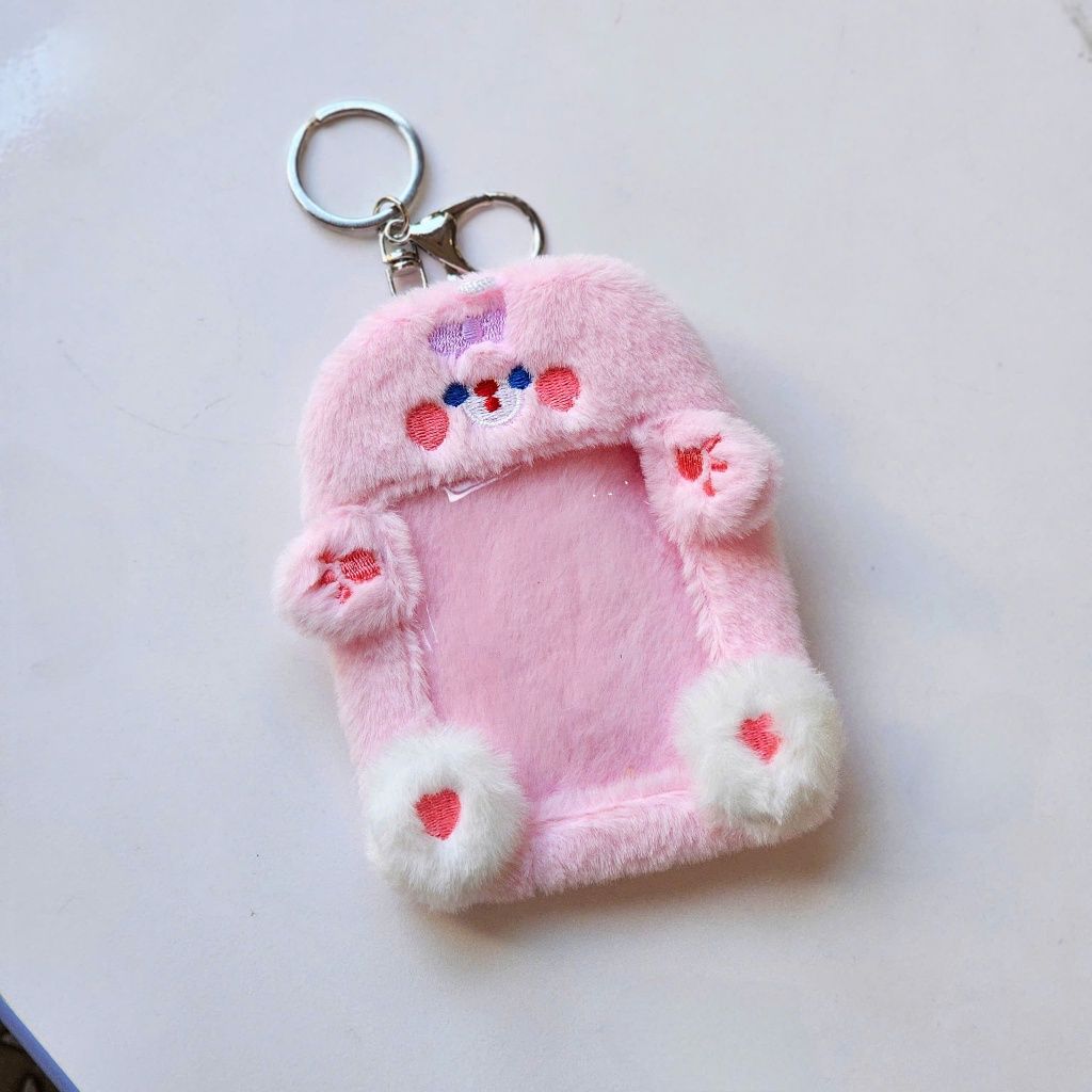 Móc Khóa, Card holder hình thú cưng nhiều màu dễ thương -  Đựng card, ảnh Instax mini, polaroid