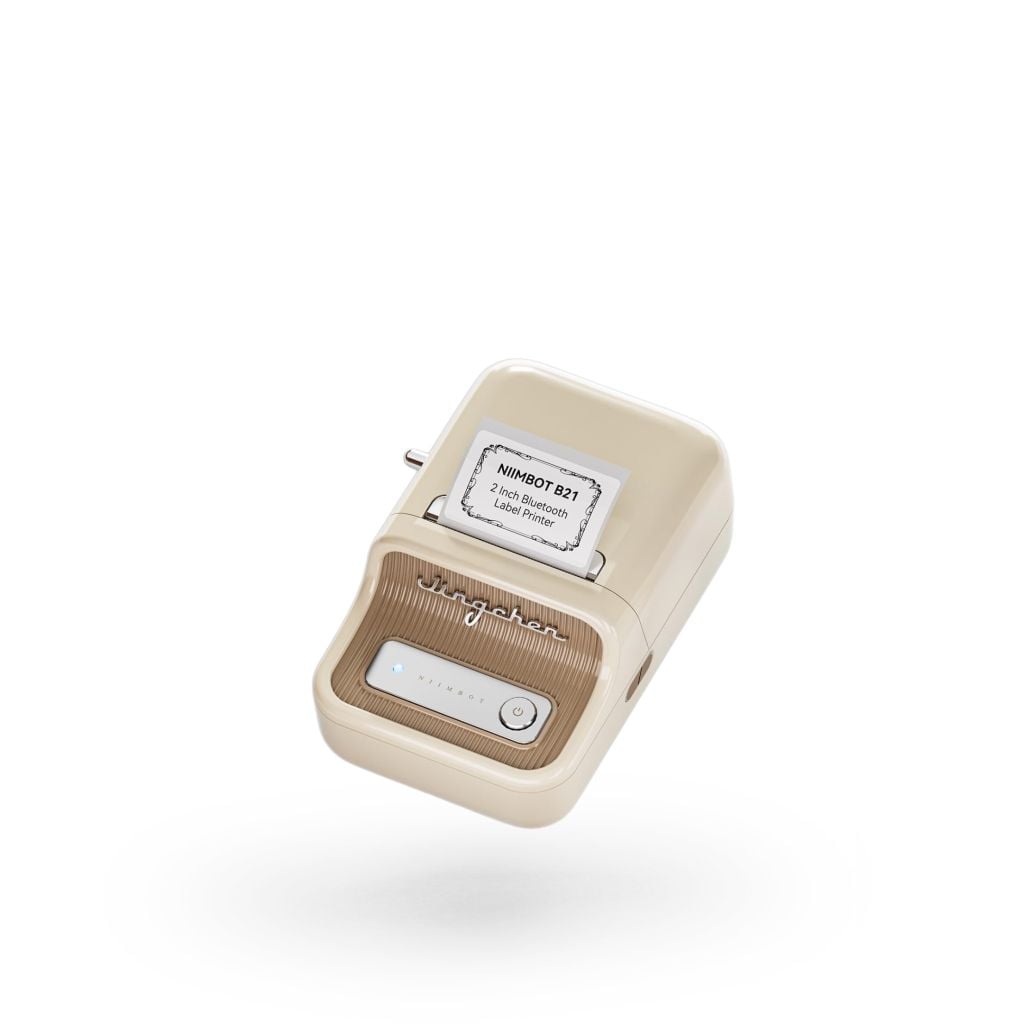 NIIMBOT B21 Máy in nhãn cầm tay vintage Bluetooth in nhãn cho kinh doanh online, văn phòng và gia đình - Bảo Hành 12T