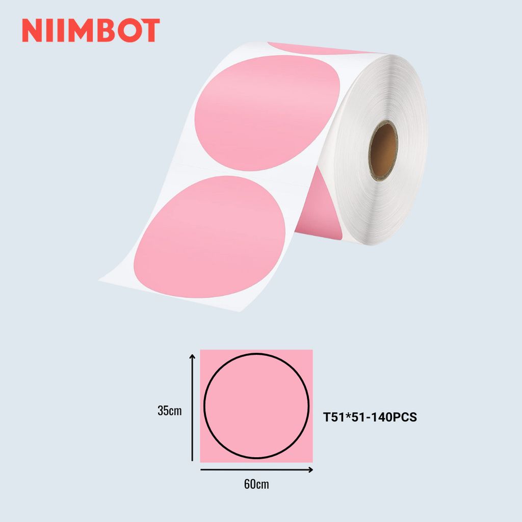 Giấy nhãn màu NIIMBOT dùng cho máy in label B21 / B1 (B Series)