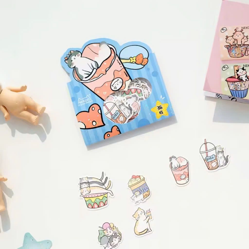 Nekoni - Bộ 36 Stickers