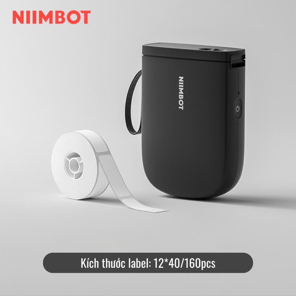 NIIMBOT D11H - Máy in nhãn cầm tay Bluetooth in label dùng cho kinh doanh online, văn phòng - Bảo Hành 12T