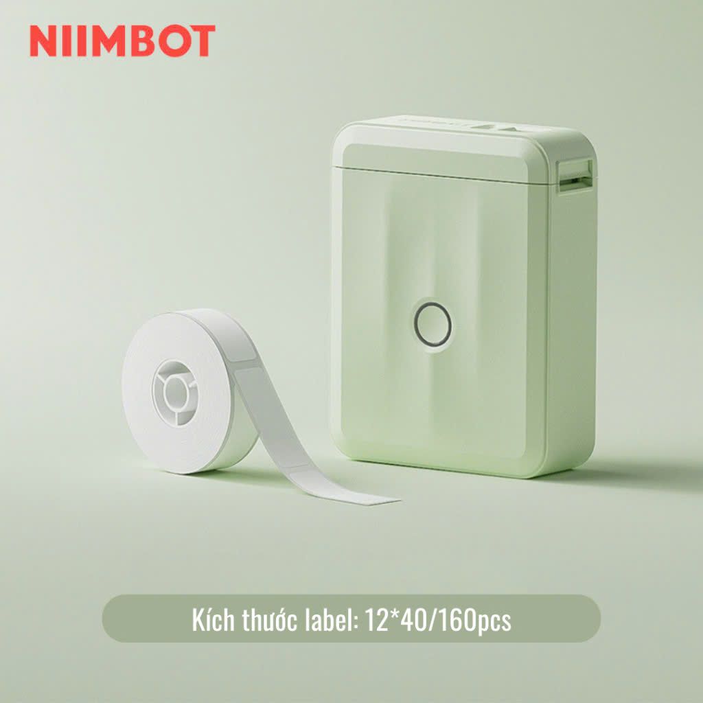 NIIMBOT D110_M - Máy in nhãn cầm tay Bluetooth in label cho kinh doanh online, văn phòng và gia đình - Bảo Hành 12 tháng