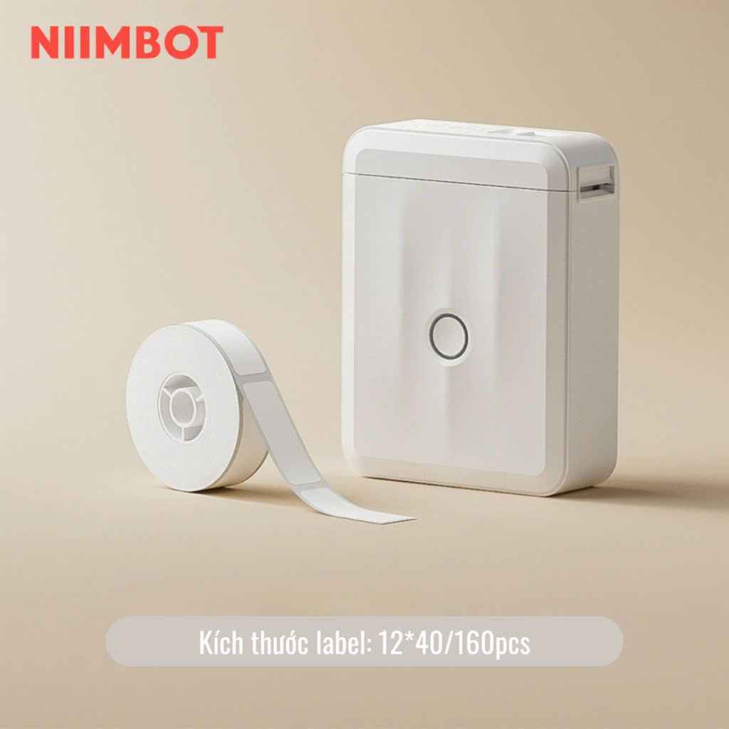 NIIMBOT D110_M - Máy in nhãn cầm tay Bluetooth in label cho kinh doanh online, văn phòng và gia đình - Bảo Hành 12 tháng