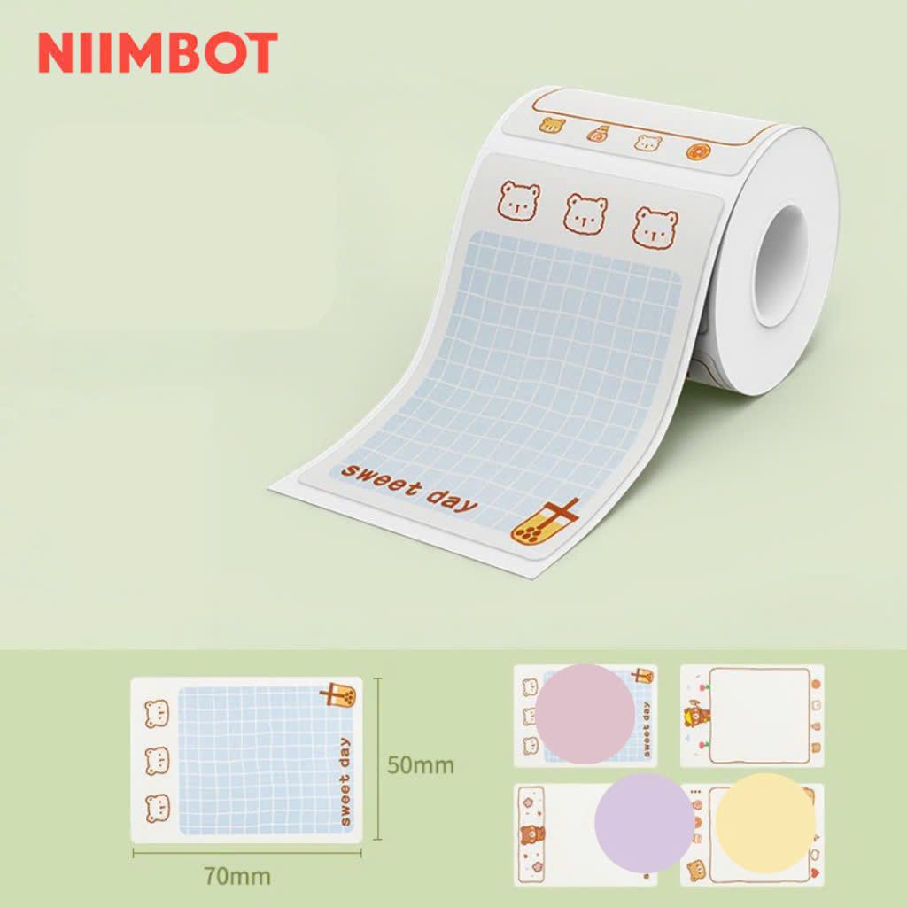 Giấy nhãn màu NIIMBOT dùng cho máy in label B21 / B1 (B Series)