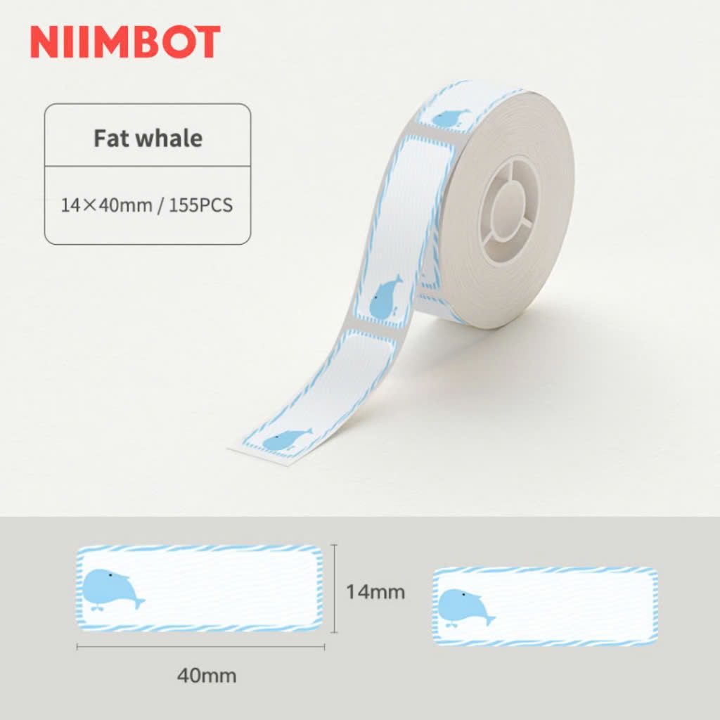 Giấy nhãn màu NIIMBOT dùng cho máy in label, nhãn dán H1S / D101 / D110 (D Series)