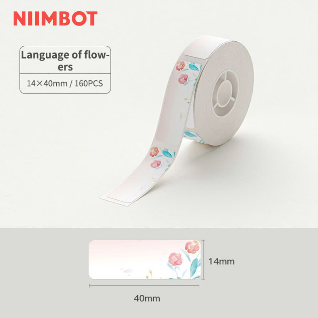 Giấy nhãn màu NIIMBOT dùng cho máy in label, nhãn dán H1S / D101 / D110 (D Series)