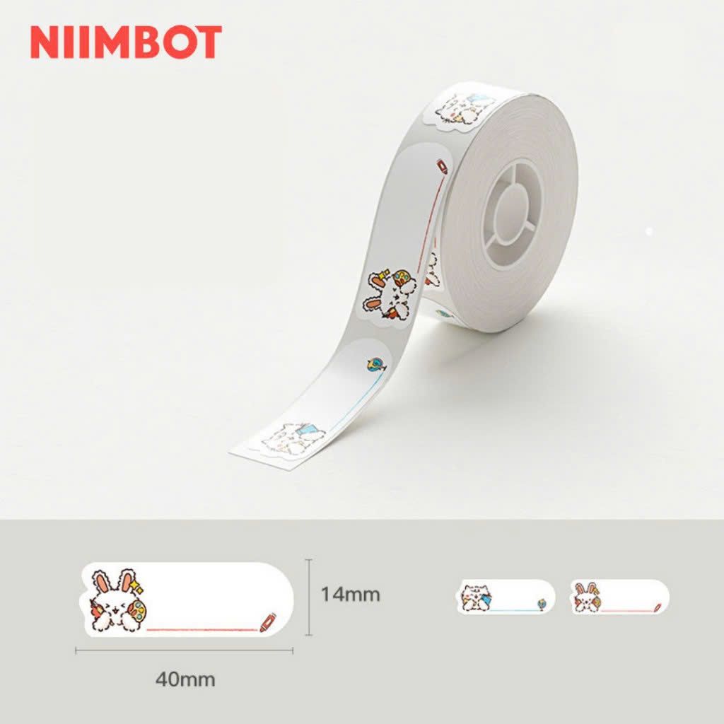 Giấy nhãn màu NIIMBOT dùng cho máy in label, nhãn dán H1S / D101 / D110 (D Series)