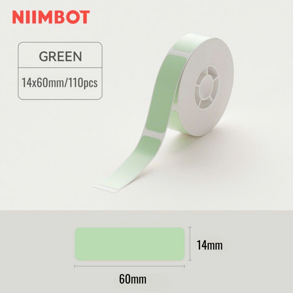 Giấy nhãn màu NIIMBOT dùng cho máy in label, nhãn dán H1S / D101 / D110 (D Series)