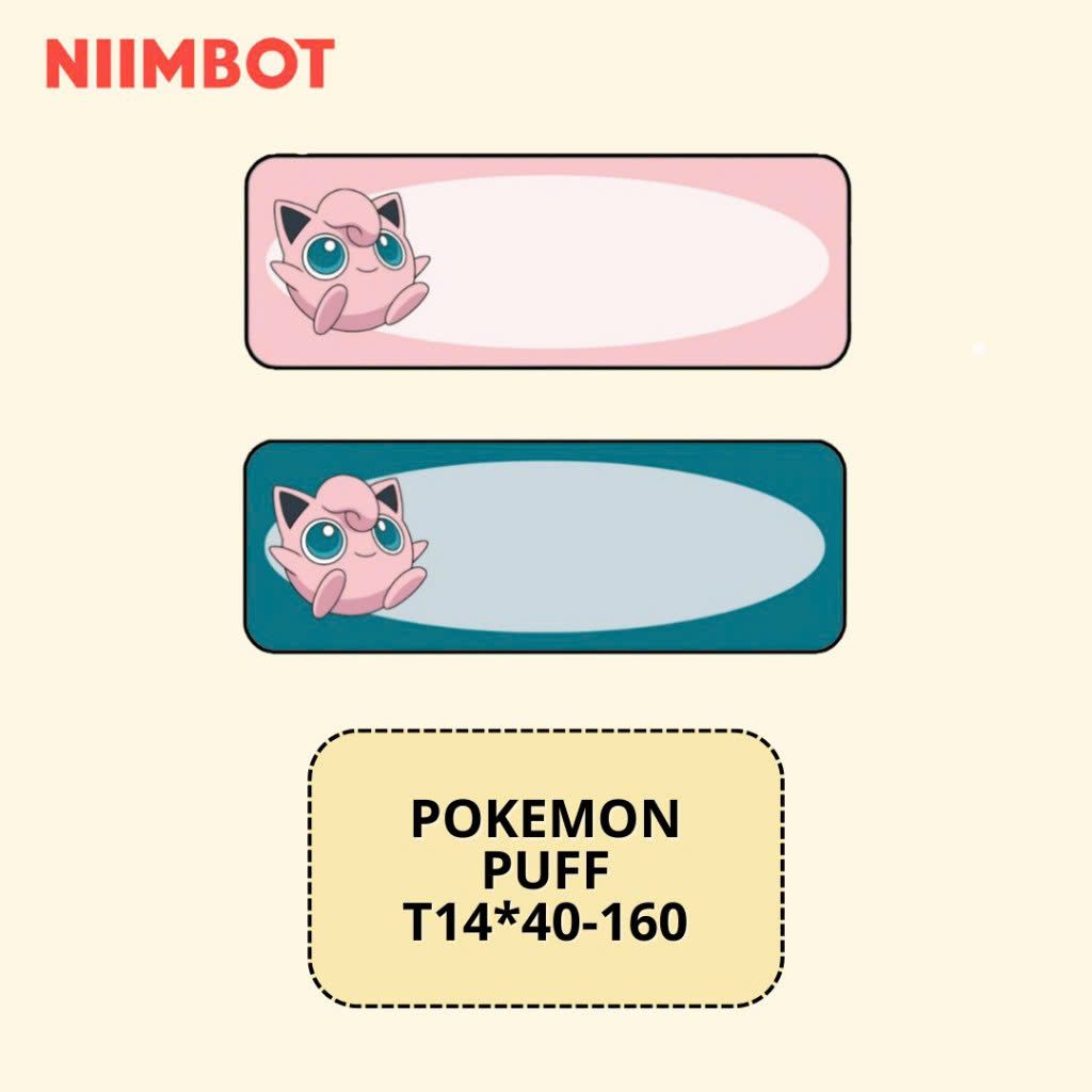 Giấy nhãn màu NIIMBOT dùng cho máy in label, nhãn dán H1S / D101 / D110 (D Series)