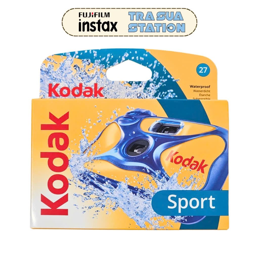 Máy ảnh chụp 1 lần có chống nước Kodak Water Sport Camera - 27 kiểu ảnh - Có thể chụp dưới nước