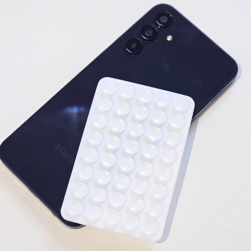 Đệm silicon hít máy ảnh, điện thoại đa năng 2 mặt gắn nhiều mặt phẳng