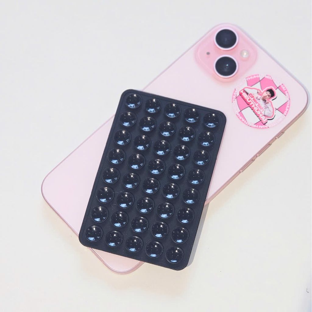 Đệm silicon hít máy ảnh, điện thoại đa năng 2 mặt gắn nhiều mặt phẳng