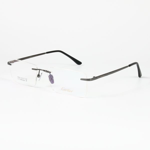  Gọng Kính Khoan Bắt Ốc Không Viền Nam Nữ Titanium Cartier J88022 