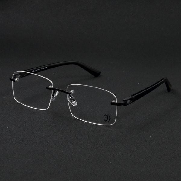  Gọng Kính Khoan Bắt Ốc Cao Cấp Nam Nữ Cartier CT02870A Full Box 