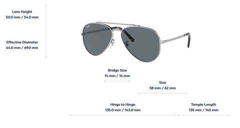  Rayban 0RB3625 Sunglasses Aviator Kính Mát - Tem Chính Hãng Luxottica - Full Box 