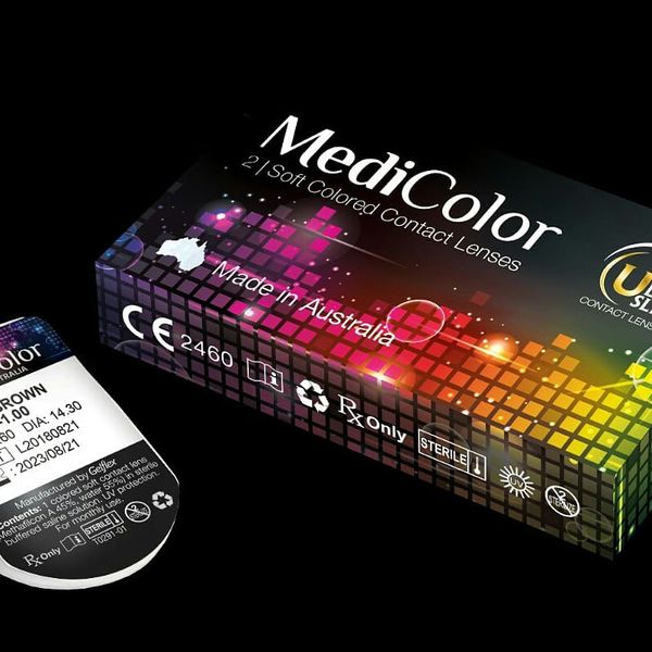  Kính Áp Tròng Lens Màu Siêu Mỏng 3 Tháng MediColor Chính Hãng Date Mới 