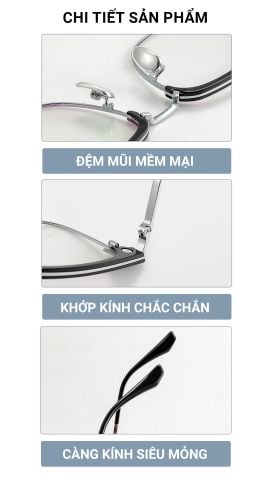  Kính Râm Cận Clip On 1808 Bộ 2 Kẹp Kính 